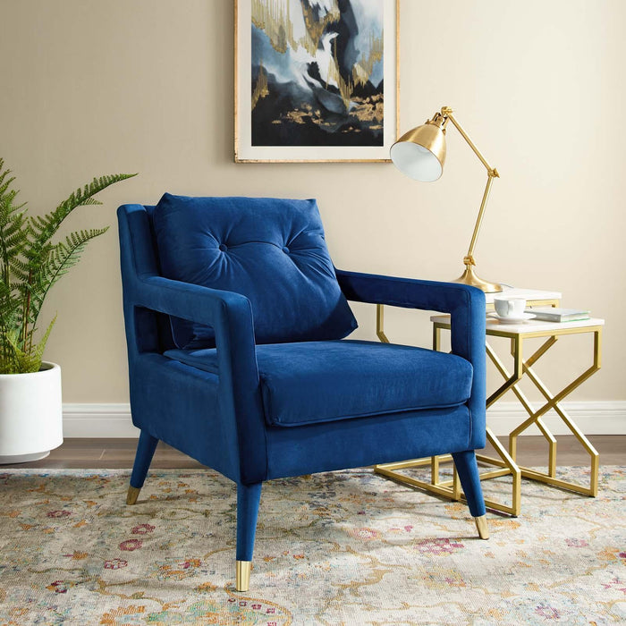 Premise Accent Lounge Performance Velvet Armchair