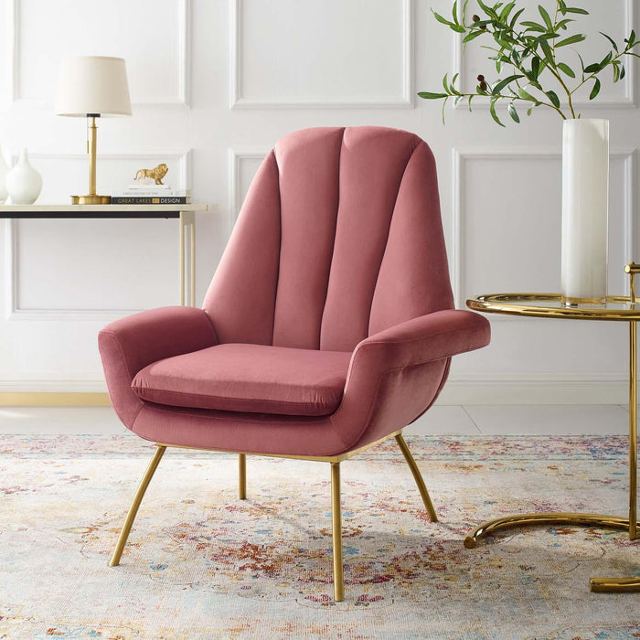 Summit Accent Performance Velvet Armchair