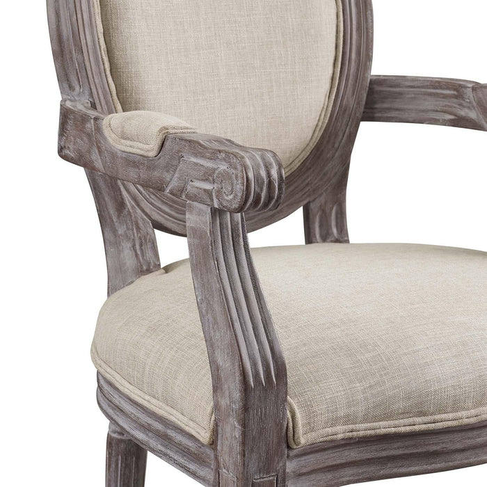 Emanate Dining Armchair Upholstered Fabric Set of 4