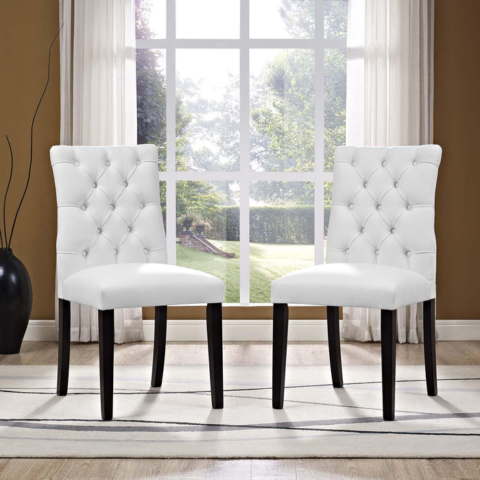 Duchess Dining Chair Vinyl Set of 2