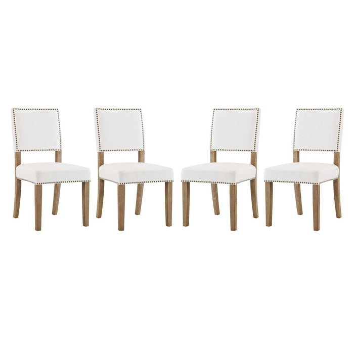 Oblige Dining Chair Wood Set of 4