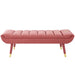 guess-channel-tufted-performance-velvet-accent-bench