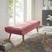 guess-channel-tufted-performance-velvet-accent-bench