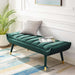 guess-channel-tufted-performance-velvet-accent-bench