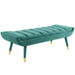 guess-channel-tufted-performance-velvet-accent-bench