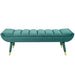 guess-channel-tufted-performance-velvet-accent-bench