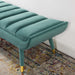 guess-channel-tufted-performance-velvet-accent-bench