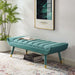 guess-channel-tufted-performance-velvet-accent-bench