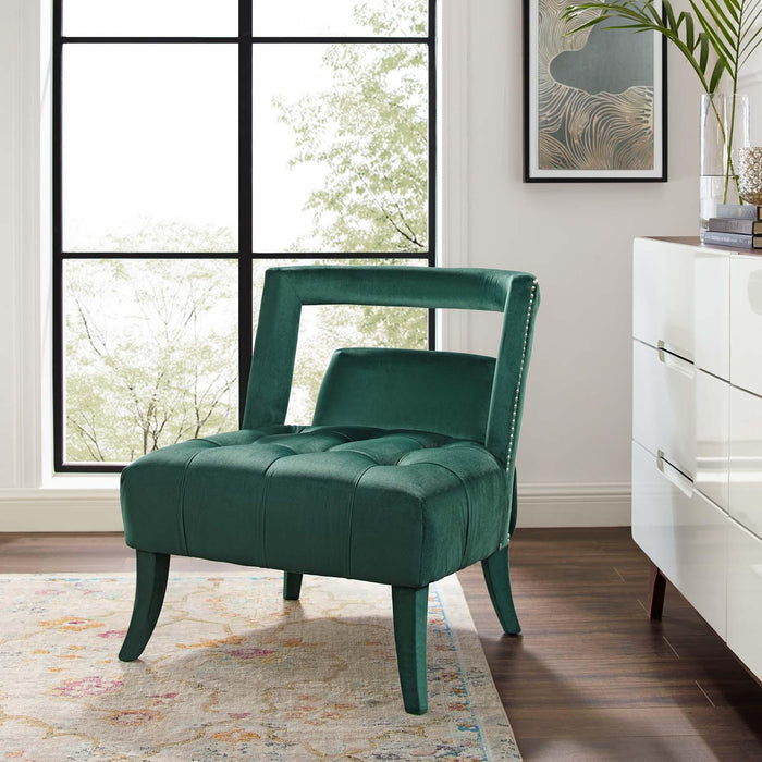 Honor Accent Lounge Performance Velvet Armchair