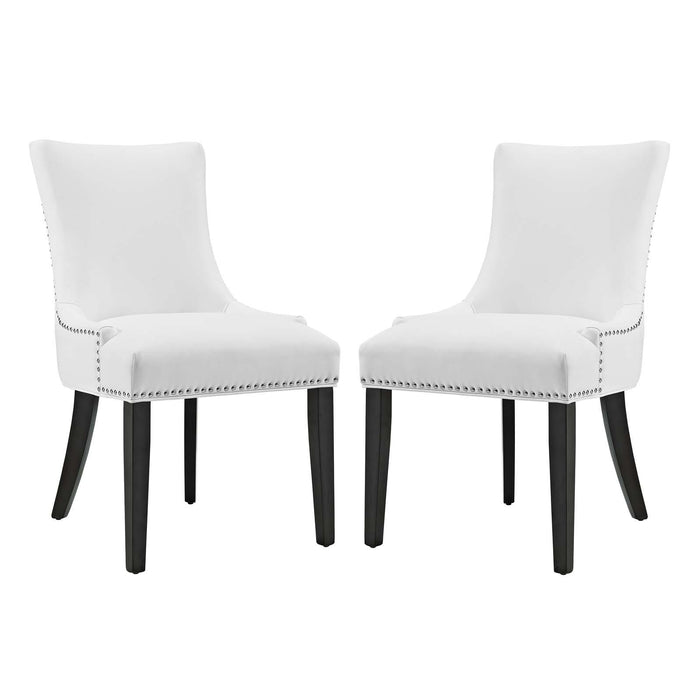 Marquis Dining Chair Faux Leather Set of 2