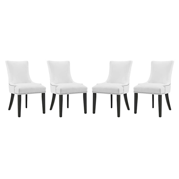 Marquis Dining Chair Faux Leather Set of 4