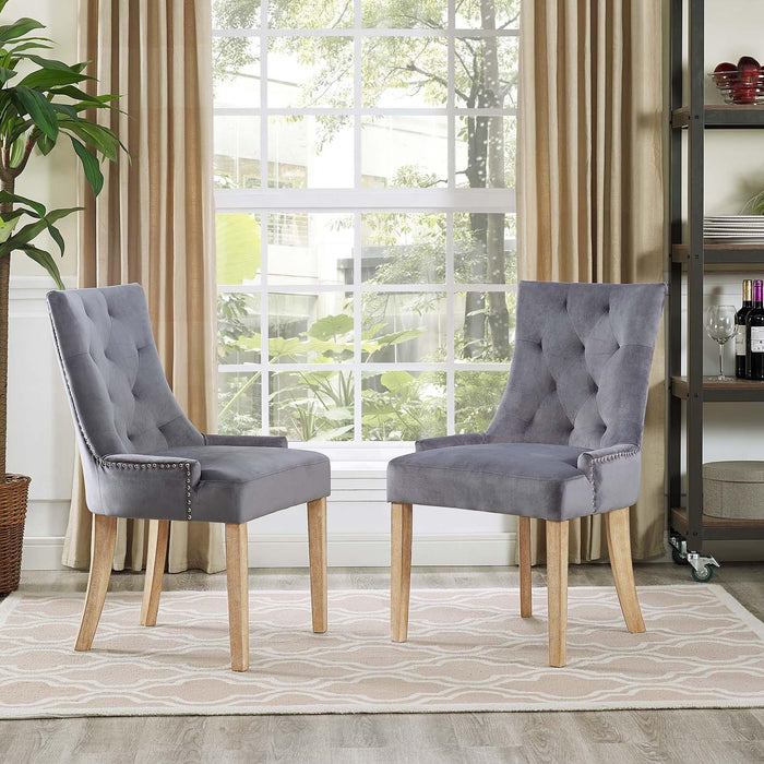 Pose Dining Chair Performance Velvet Set of 2