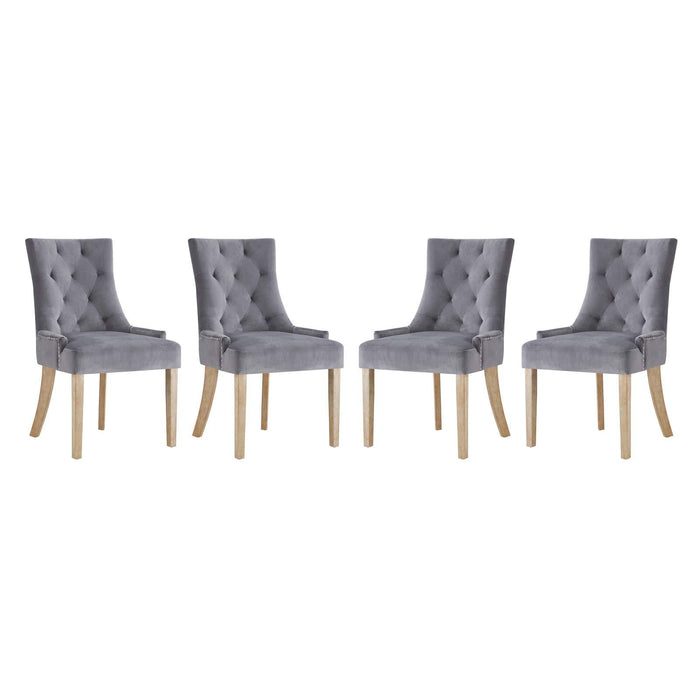 Pose Dining Chair Performance Velvet Set of 4