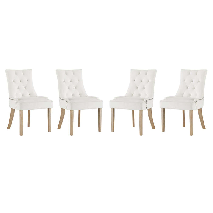 Pose Dining Chair Performance Velvet Set of 4