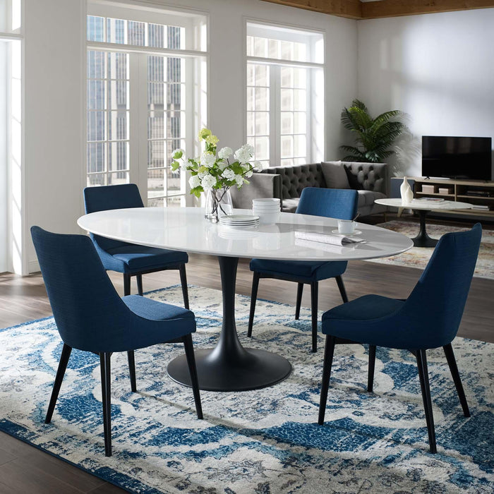 Lippa 78" Oval Wood Dining Table