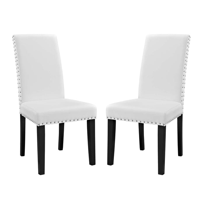 Parcel Dining Side Chair Vinyl Set of 2