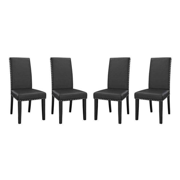 Parcel Dining Side Chair Vinyl Set of 4 image