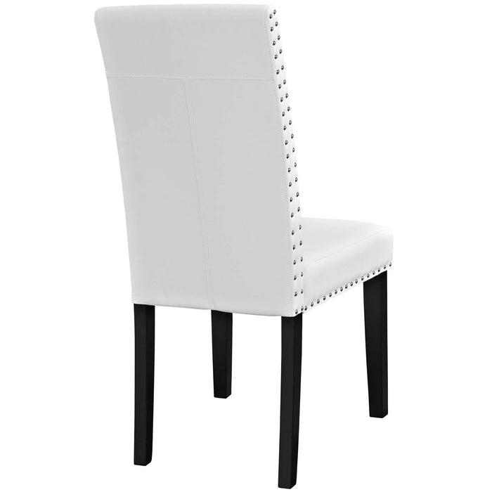 Parcel Dining Side Chair Vinyl Set of 2