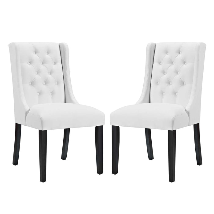 Baronet Dining Chair Vinyl Set of 2