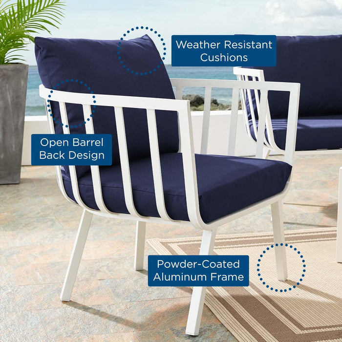 Riverside Outdoor Patio Aluminum Armchair