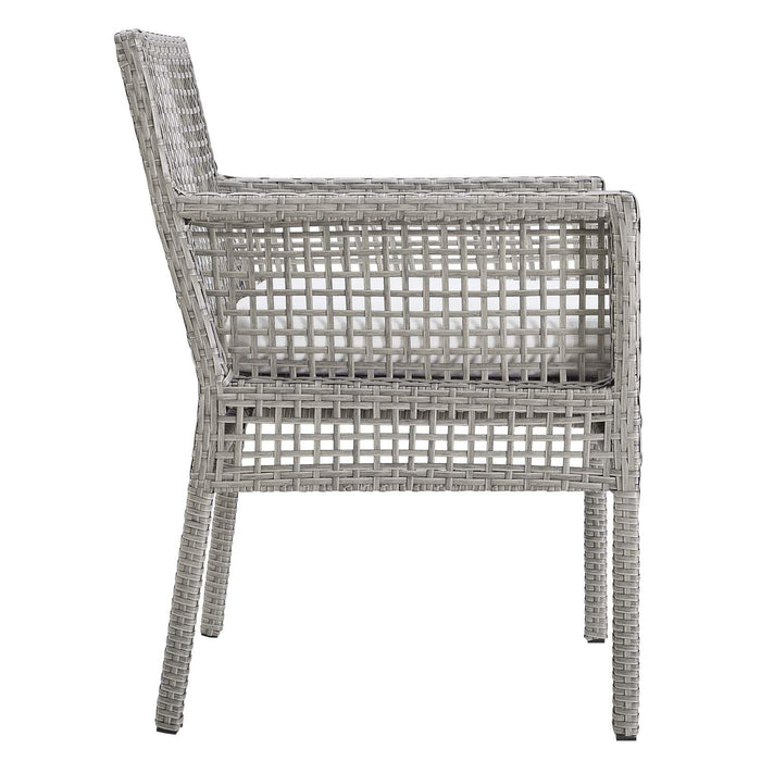 Aura 7 Piece Outdoor Patio Wicker Rattan Set