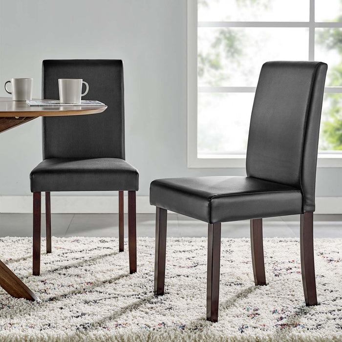 Prosper Faux Leather Dining Side Chair Set of 2