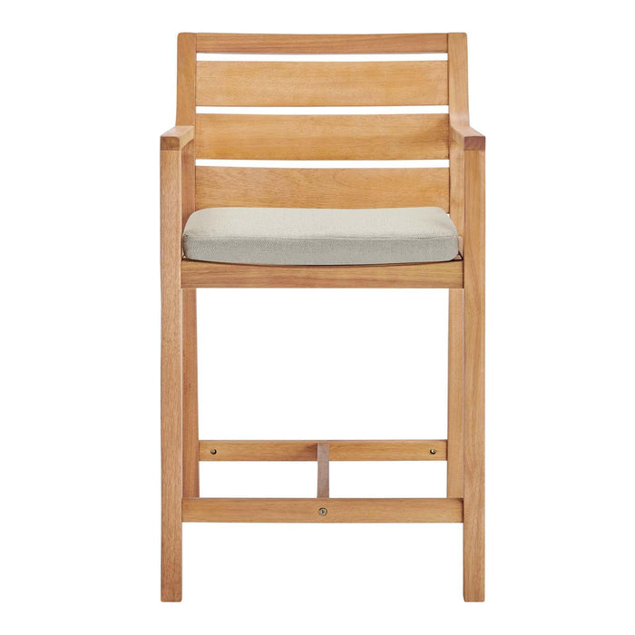 Portsmouth Karri Wood Outdoor Patio Bar Stool