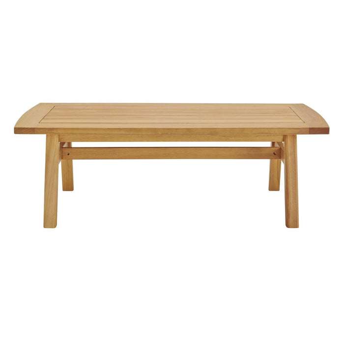 Orlean Outdoor Patio Eucalyptus Wood Coffee Table