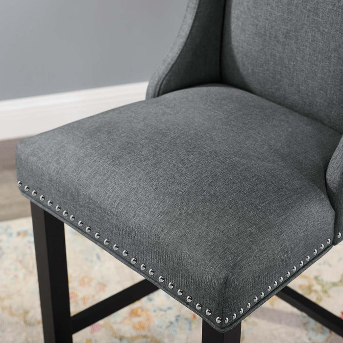 Baron Upholstered Fabric Counter Stool