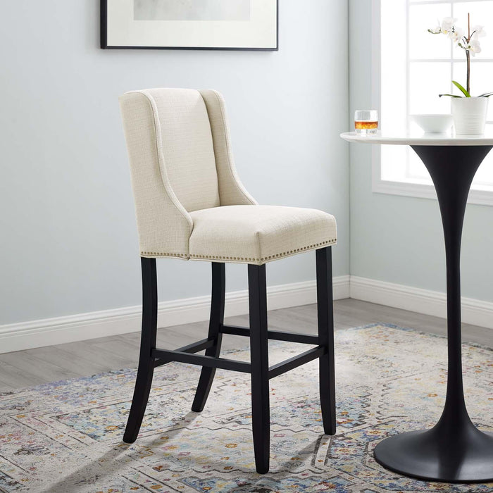 Baron Upholstered Fabric Bar Stool