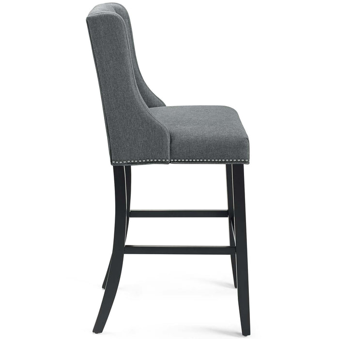 Baron Upholstered Fabric Bar Stool