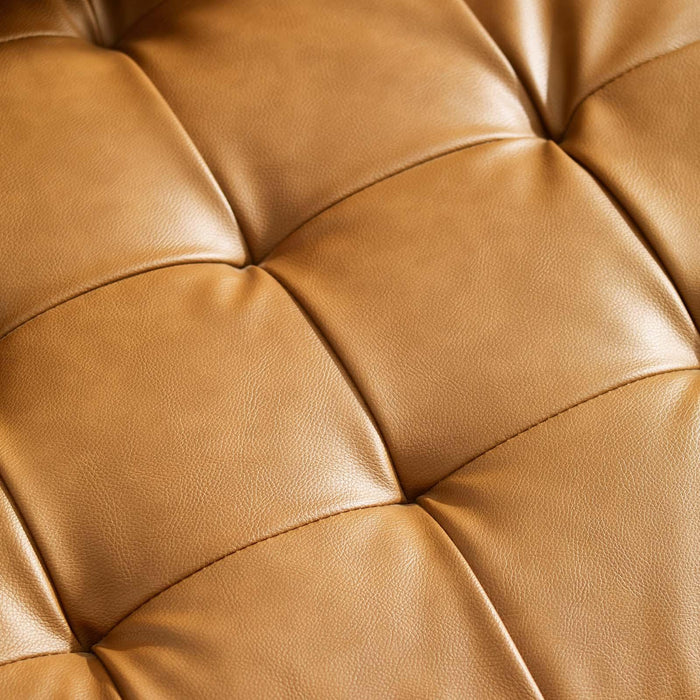 Valour Upholstered Faux Leather Sofa