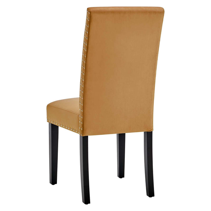 Parcel Performance Velvet Dining Side Chairs - Set of 2