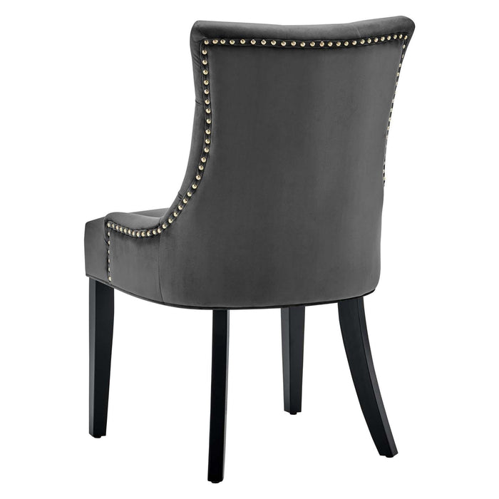 Regent Tufted Performance Velvet Dining Side Chairs - Set of 2