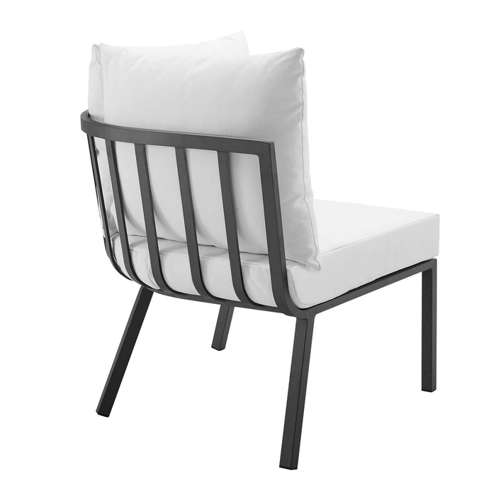 Riverside Outdoor Patio Aluminum Corner Chair