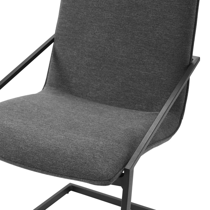 Pitch Upholstered Fabric Dining Armchair