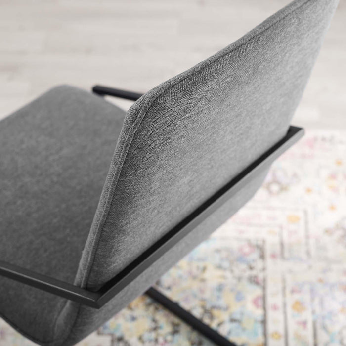 Pitch Upholstered Fabric Dining Armchair