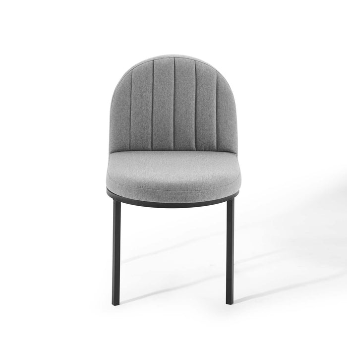 Isla Channel Tufted Upholstered Fabric Dining Side Chair