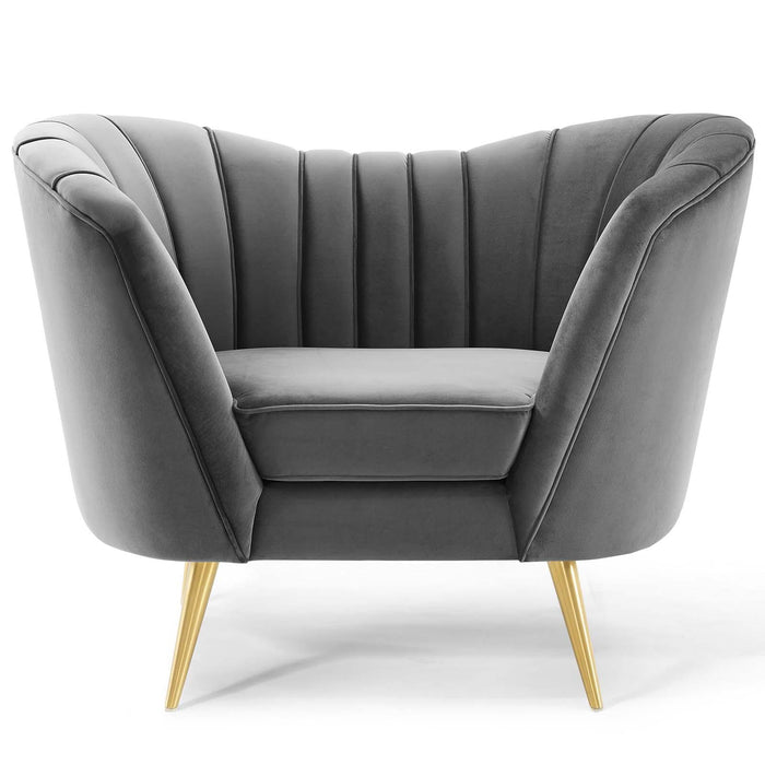 Opportunity Performance Velvet Armchair