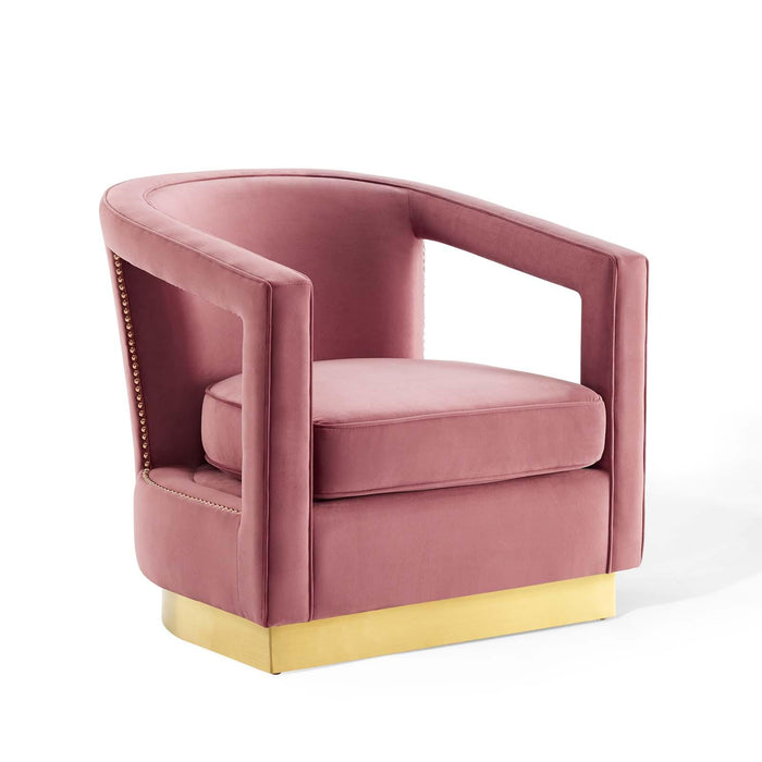 Frolick Performance Velvet Armchair image