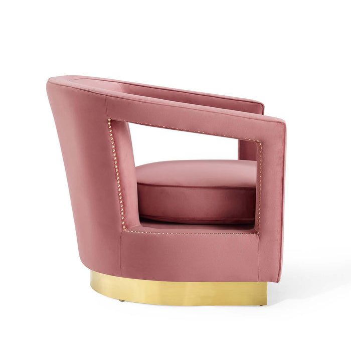 Frolick Performance Velvet Armchair