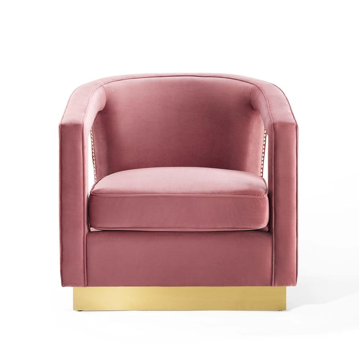 Frolick Performance Velvet Armchair