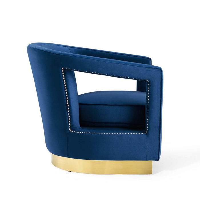 Frolick Performance Velvet Armchair