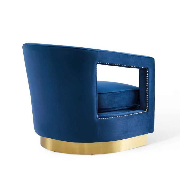 Frolick Performance Velvet Armchair