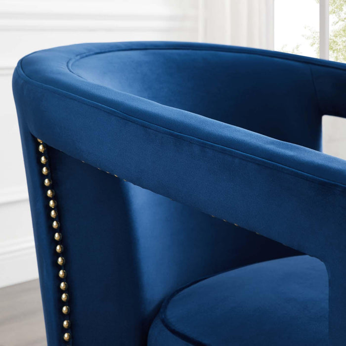 Frolick Performance Velvet Armchair