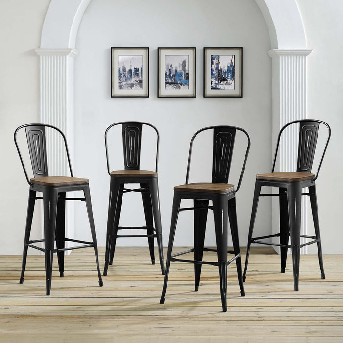 Promenade Bar Stool Set of 4