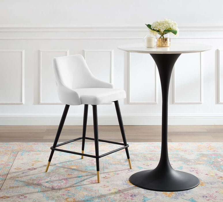 Adorn Performance Velvet Counter Stool