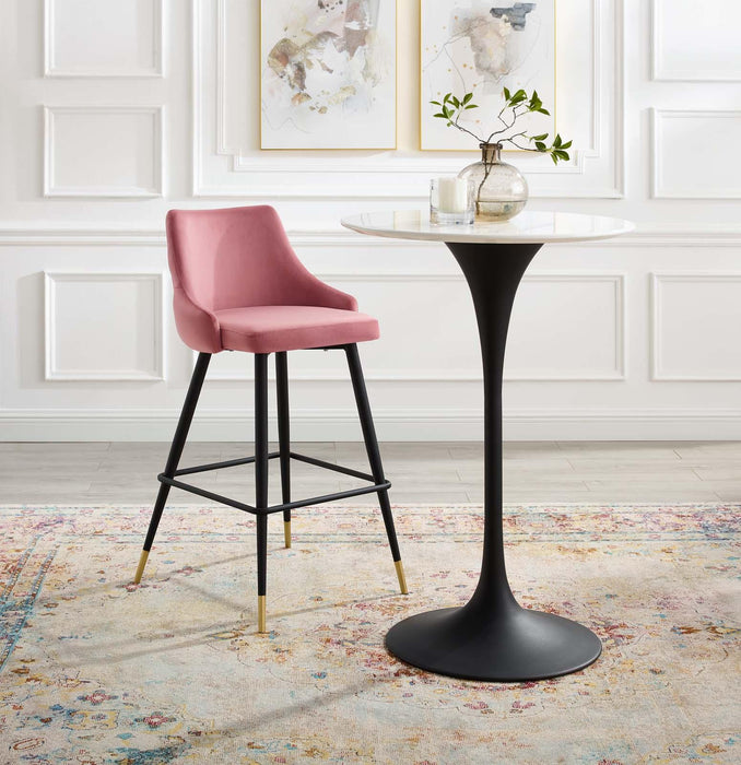 Adorn Performance Velvet Bar Stool