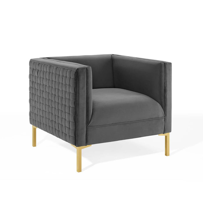 Resonate Performance Velvet Armchair image