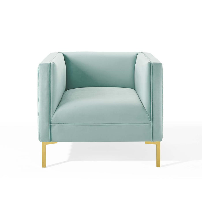 Resonate Performance Velvet Armchair